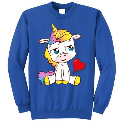 Unicorn Valentines Day Meaningful Gift Sweatshirt