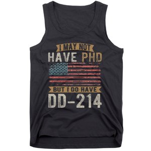 US Veteran DD 214 Funny Army Vietnam Veteran Tank Top