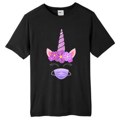 Unicorn Valentine's Day Social Distance Gift Gift Tall Fusion ChromaSoft Performance T-Shirt