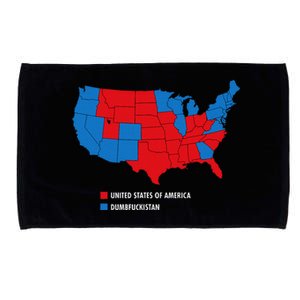 Usa V Dumbfuckistan Republicans 2020 Election Map Microfiber Hand Towel