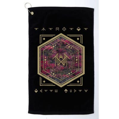 Unisex Vintage Even In Fantasy Arcadia Retro Rock Concert  Golf Towel