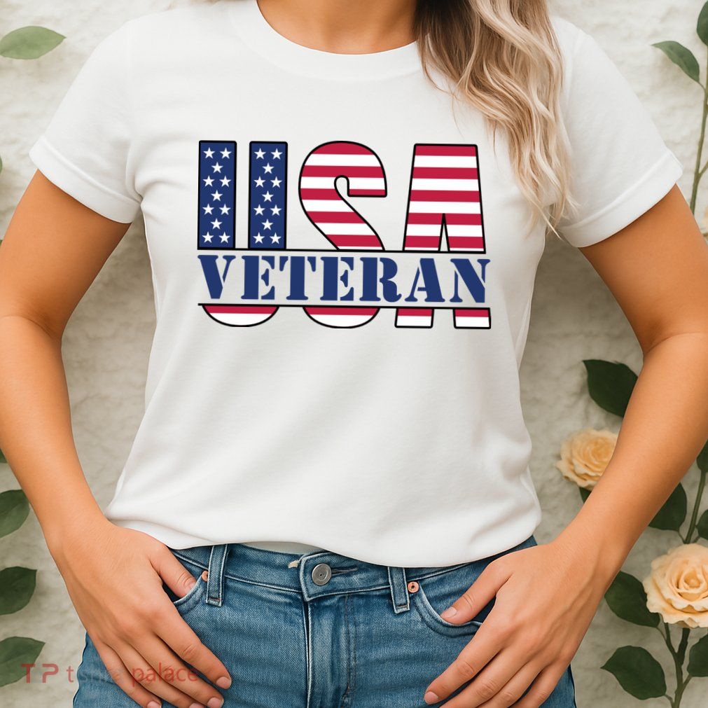 Usa Veteran Flag Women's T-Shirt