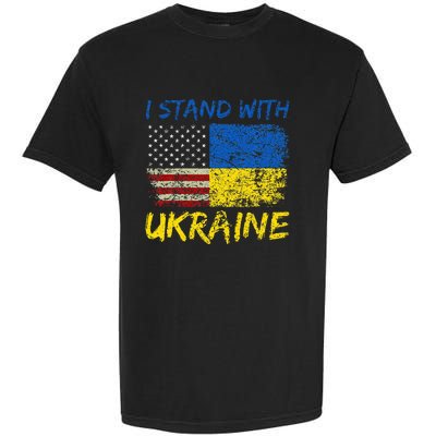 Ukraine Vintage Flag Ukrainian Lovers Ukraine Pride Garment-Dyed Heavyweight T-Shirt