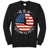 Usa Vintage Gymnastics Team Retro Support Usa Women Gymnast Sweatshirt