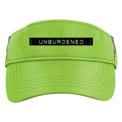 Unburdened Vote Harris Walz Democratic Ticket 2024 Election Adult Drive Performance Visor