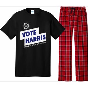 Uaw Vote Harris Stand Up Speak Up Show Up Trump Is A Scab Pajama Set