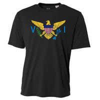 Us Virgin Islands Usvi Flag Pride Souvenir Cooling Performance Crew T-Shirt