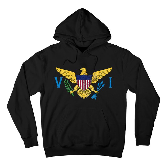 Us Virgin Islands Usvi Flag Pride Souvenir Hoodie