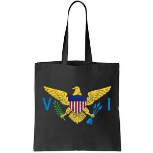 Us Virgin Islands Usvi Flag Pride Souvenir Tote Bag