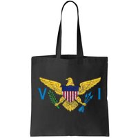 Us Virgin Islands Usvi Flag Pride Souvenir Tote Bag