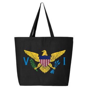 Us Virgin Islands Usvi Flag Pride Souvenir 25L Jumbo Tote