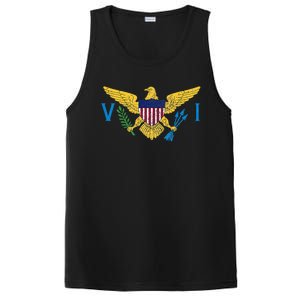 Us Virgin Islands Usvi Flag Pride Souvenir PosiCharge Competitor Tank