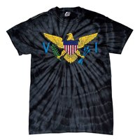 Us Virgin Islands Usvi Flag Pride Souvenir Tie-Dye T-Shirt