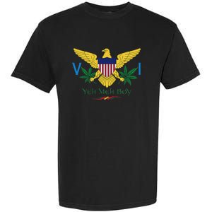 Us Virgin Islands Flag Yeh Meh Boy Vi Massive Gift Garment-Dyed Heavyweight T-Shirt