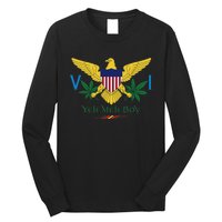 Us Virgin Islands Flag Yeh Meh Boy Vi Massive Gift Long Sleeve Shirt