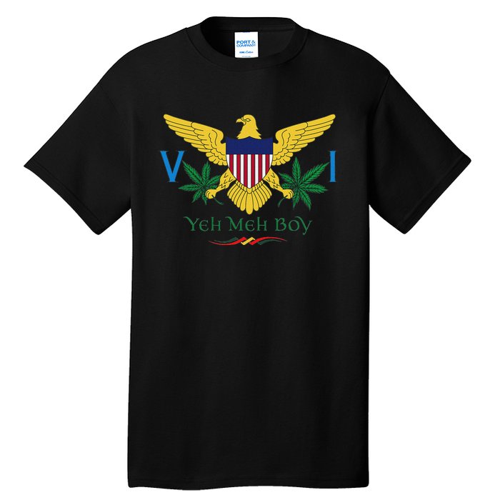 Us Virgin Islands Flag Yeh Meh Boy Vi Massive Gift Tall T-Shirt