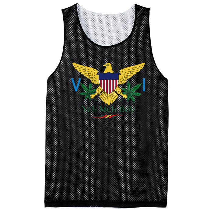 Us Virgin Islands Flag Yeh Meh Boy Vi Massive Gift Mesh Reversible Basketball Jersey Tank