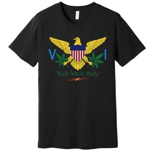 Us Virgin Islands Flag Yeh Meh Boy Vi Massive Gift Premium T-Shirt