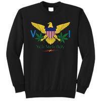 Us Virgin Islands Flag Yeh Meh Boy Vi Massive Gift Tall Sweatshirt