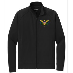 Us Virgin Islands Flag Yeh Meh Boy Vi Massive Gift Stretch Full-Zip Cadet Jacket