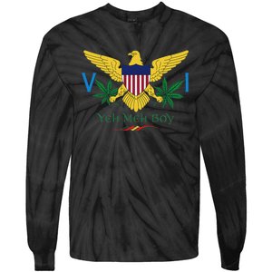 Us Virgin Islands Flag Yeh Meh Boy Vi Massive Gift Tie-Dye Long Sleeve Shirt