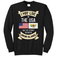 Us Virgin Islands Roots American Flag Usa Gifts Sweatshirt