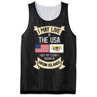 Us Virgin Islands Roots American Flag Usa Gifts Mesh Reversible Basketball Jersey Tank