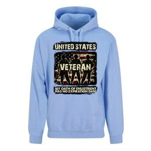 U.S. Veteran My Oath Of Enlistment Has No Expiration Date Unisex Surf Hoodie