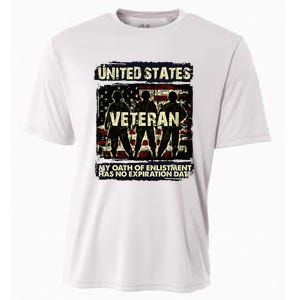 U.S. Veteran My Oath Of Enlistment Has No Expiration Date Cooling Performance Crew T-Shirt