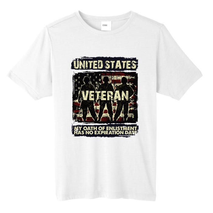 U.S. Veteran My Oath Of Enlistment Has No Expiration Date Tall Fusion ChromaSoft Performance T-Shirt