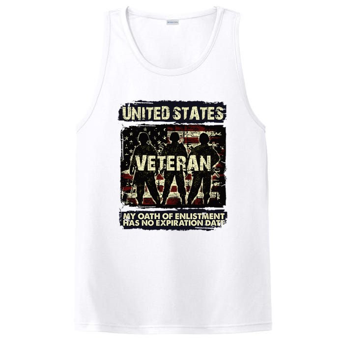 U.S. Veteran My Oath Of Enlistment Has No Expiration Date PosiCharge Competitor Tank