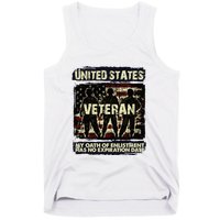 U.S. Veteran My Oath Of Enlistment Has No Expiration Date Tank Top