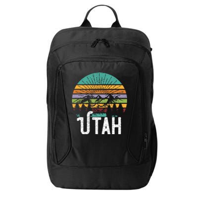 Utah Vintage Mountain 70s 80s Style City Backpack