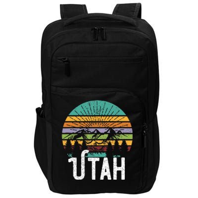 Utah Vintage Mountain 70s 80s Style Impact Tech Backpack