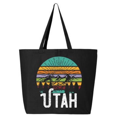 Utah Vintage Mountain 70s 80s Style 25L Jumbo Tote