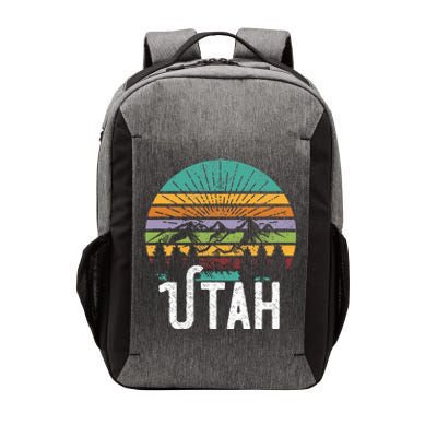 Utah Vintage Mountain 70s 80s Style Vector Backpack