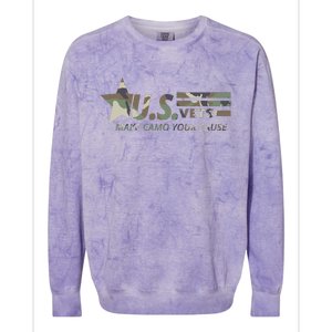 U.S. Vets Make Camo Your Cause Colorblast Crewneck Sweatshirt