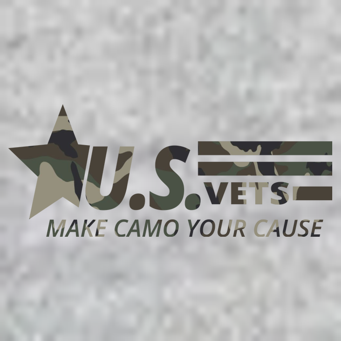 U.S. Vets Make Camo Your Cause V-Neck T-Shirt