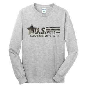 U.S. Vets Make Camo Your Cause Tall Long Sleeve T-Shirt