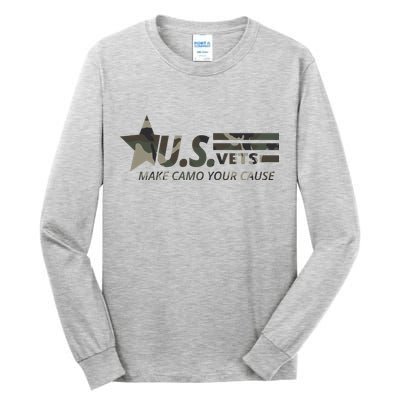 U.S. Vets Make Camo Your Cause Tall Long Sleeve T-Shirt