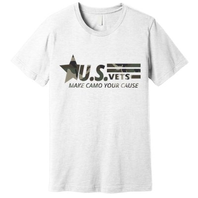 U.S. Vets Make Camo Your Cause Premium T-Shirt