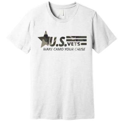 U.S. Vets Make Camo Your Cause Premium T-Shirt