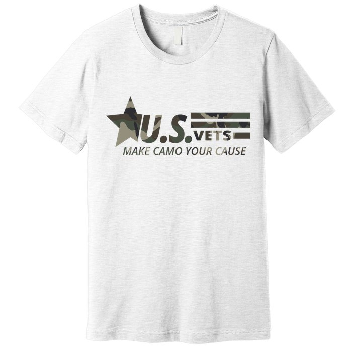 U.S. Vets Make Camo Your Cause Premium T-Shirt