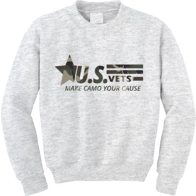 U.S. Vets Make Camo Your Cause Kids Sweatshirt