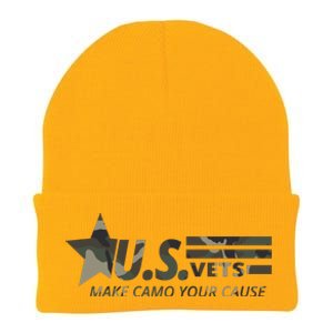 U.S. Vets Make Camo Your Cause Knit Cap Winter Beanie