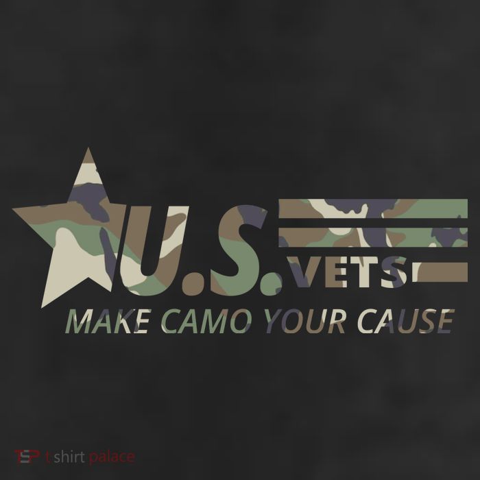 U.S. Vets Make Camo Your Cause 7 Panel Mesh Trucker Snapback Hat