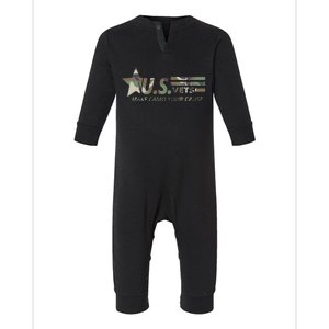 U.S. Vets Make Camo Your Cause Infant Fleece One Piece