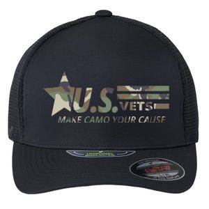 U.S. Vets Make Camo Your Cause Flexfit Unipanel Trucker Cap