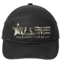 U.S. Vets Make Camo Your Cause 7-Panel Snapback Hat