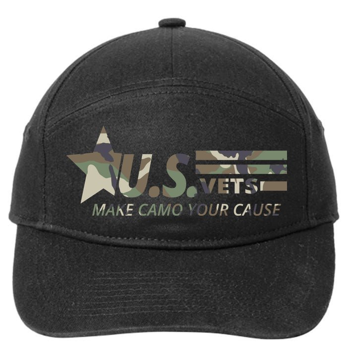 U.S. Vets Make Camo Your Cause 7-Panel Snapback Hat